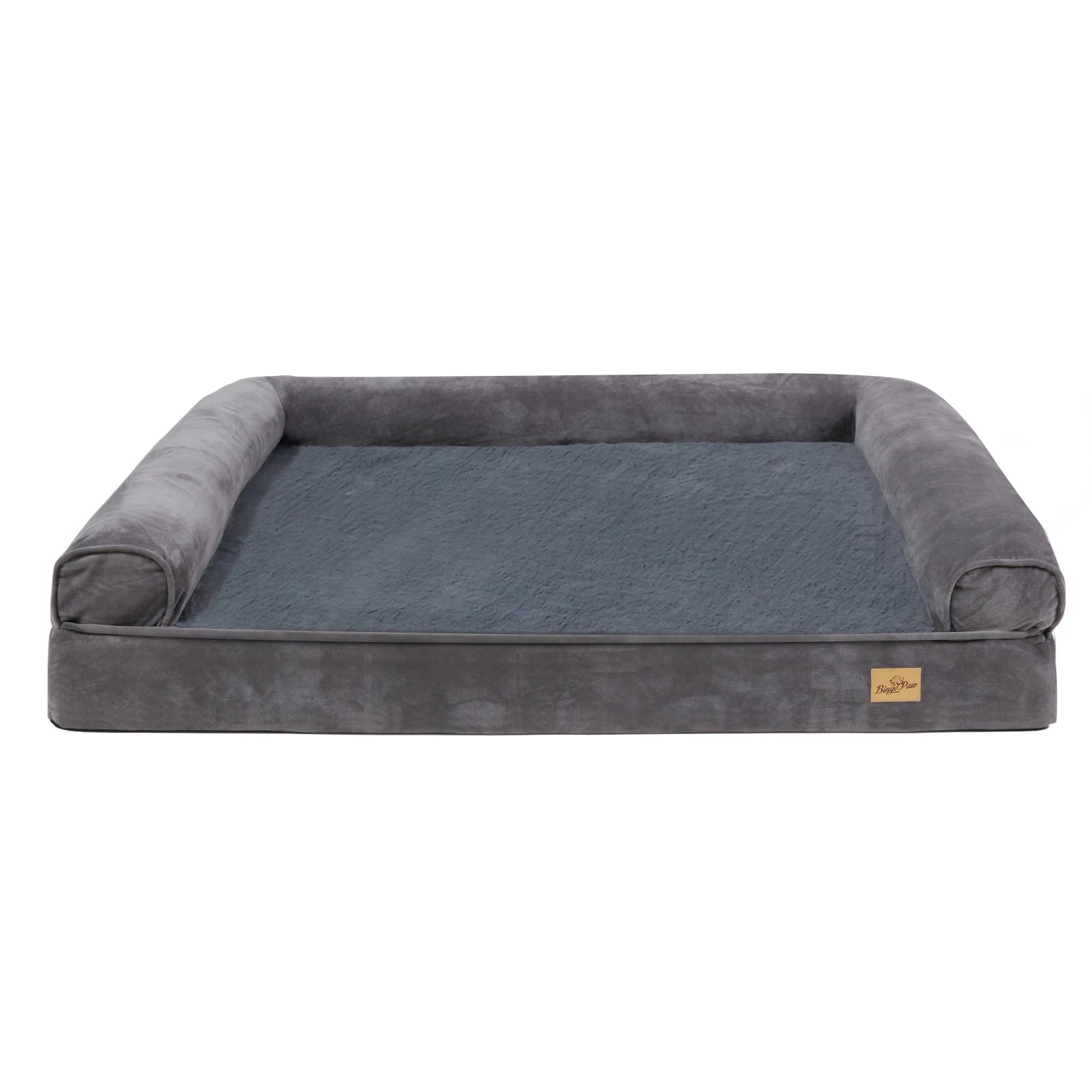 XXL Large Orthopedic Dog Bed Cozy Pet Dogs Bedding with Bolster Washable Cover