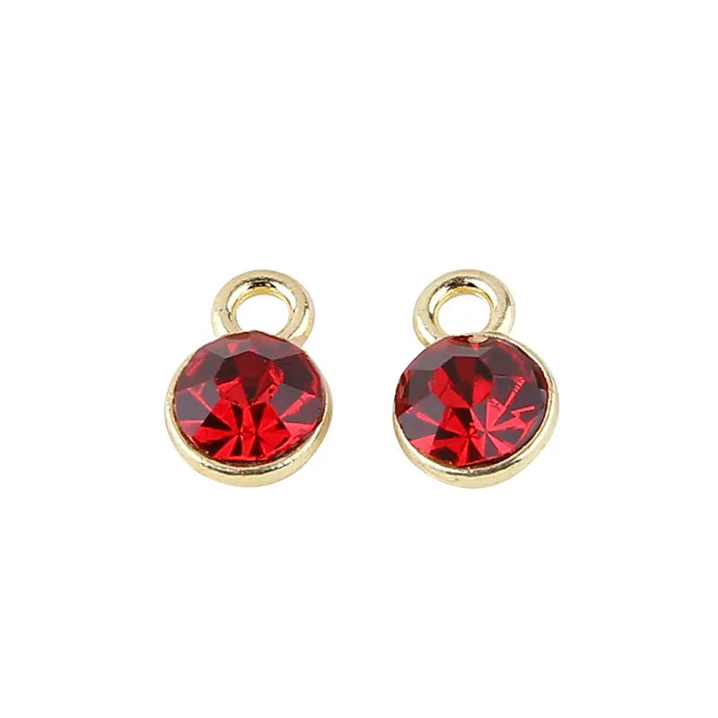 1pcs Diy Handmade Jewelry Accessories Alloy Zircon Cup Small Pendant Earrings Necklace Bracelet Material Charms